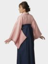 先生用のレンタル袴のベビーピンク色